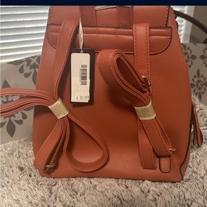 New backpack purse. Reddish